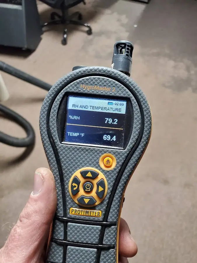 Moisture meter humidity assessment for Fire & Smoke Damage Restoration in Urbana